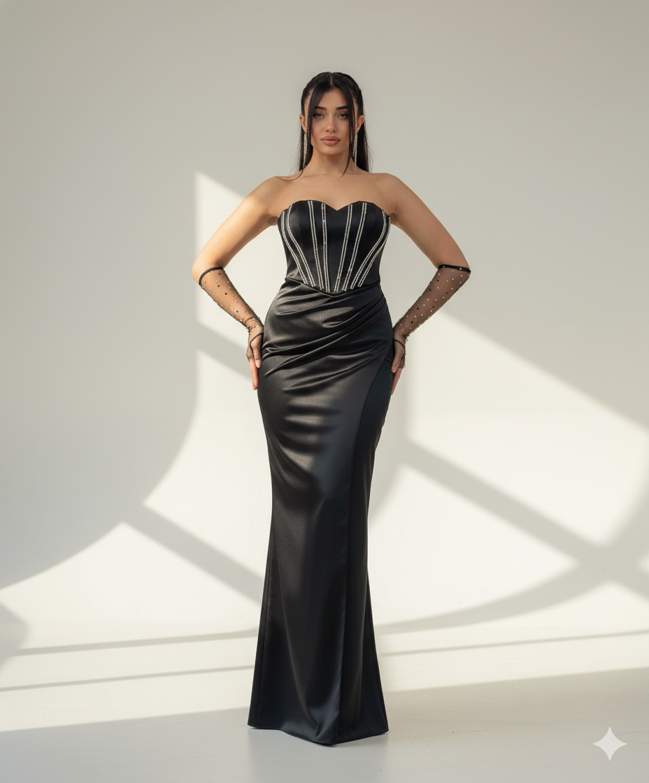 Glitter Corset Mermaid Dress