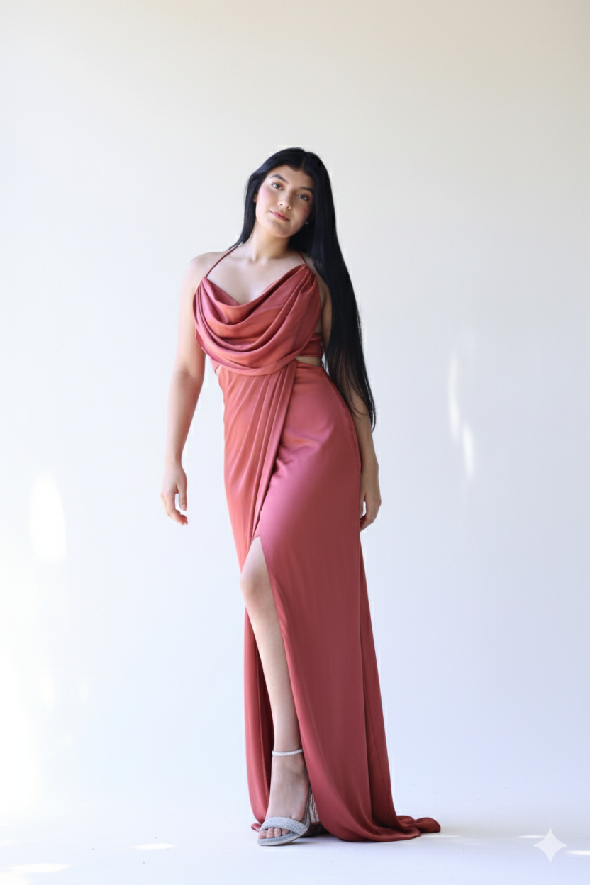 Satin Dress