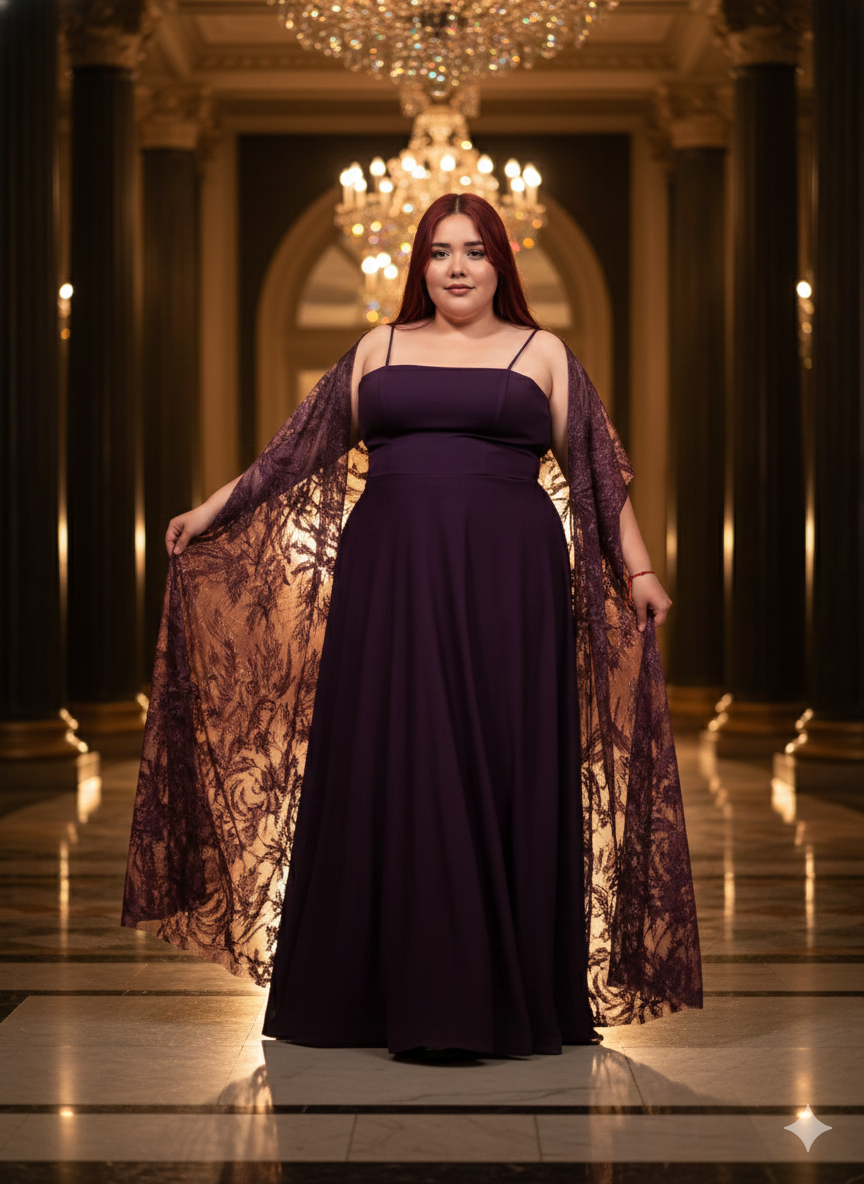 plus-size gown