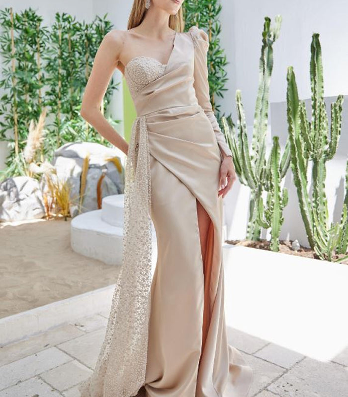 ONE-SLEEVE DRESS