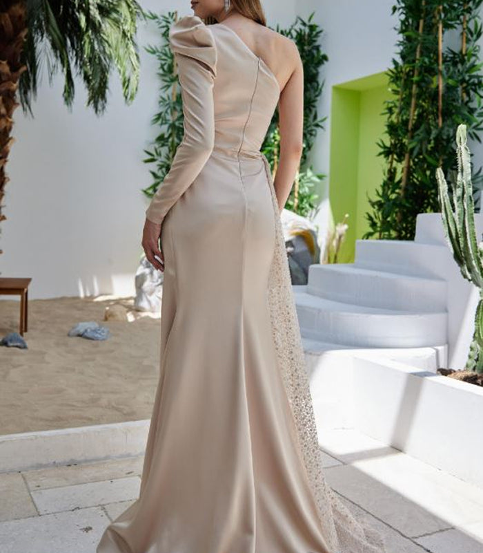 ONE-SLEEVE DRESS