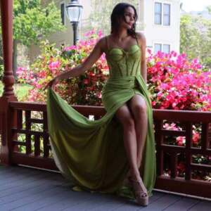 LONG CRYSTAL DRESS