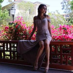 Long evening gown