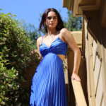 Satin Evening Dress