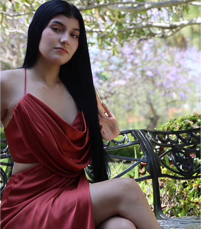 Satin Dress