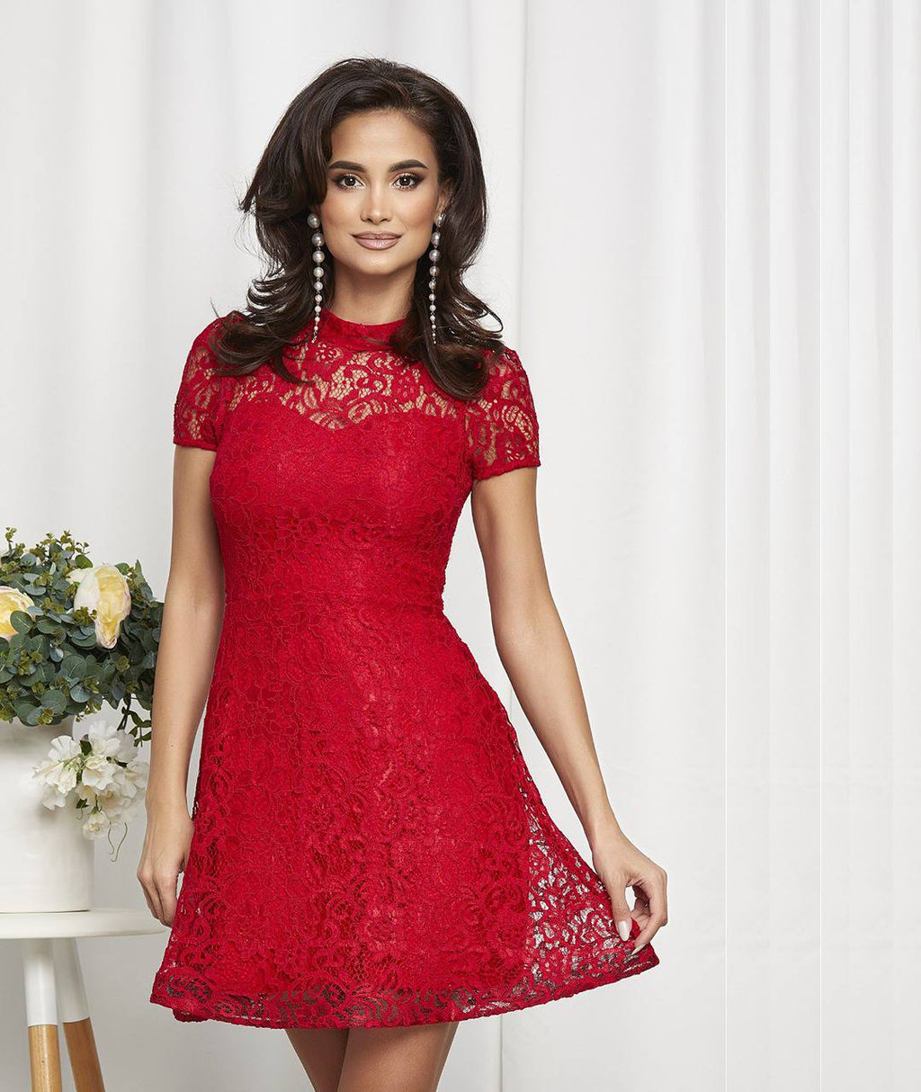 SHORT LACE DRESS