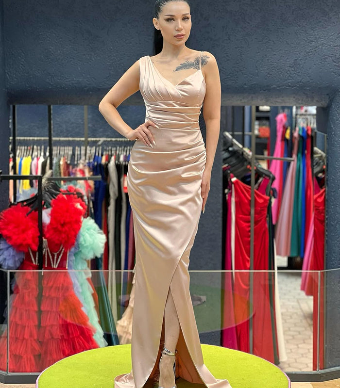Long sleek gown