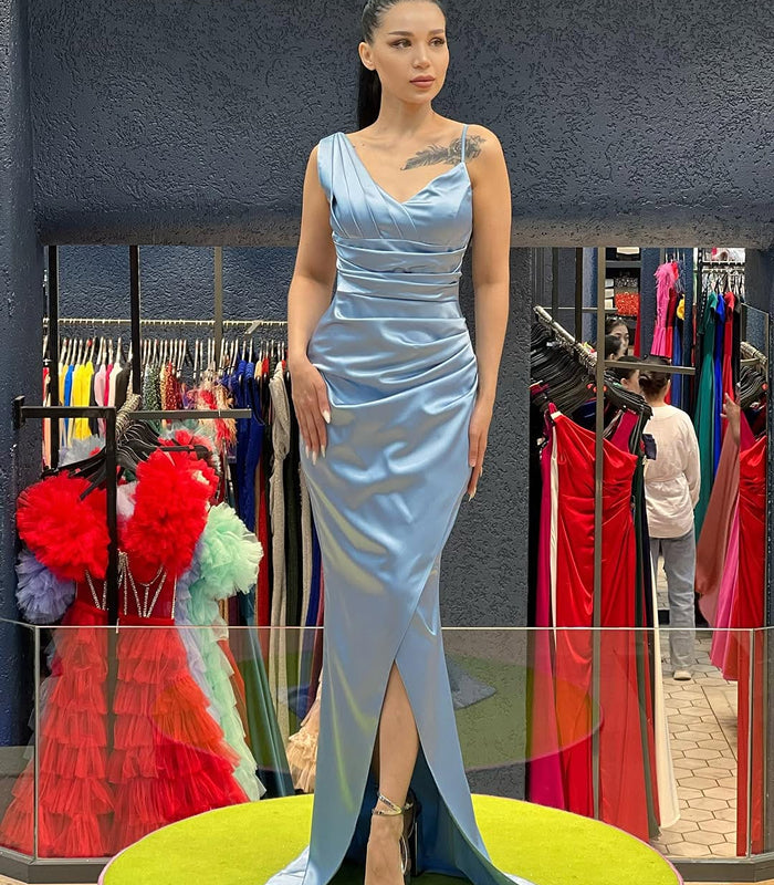 Long sleek gown