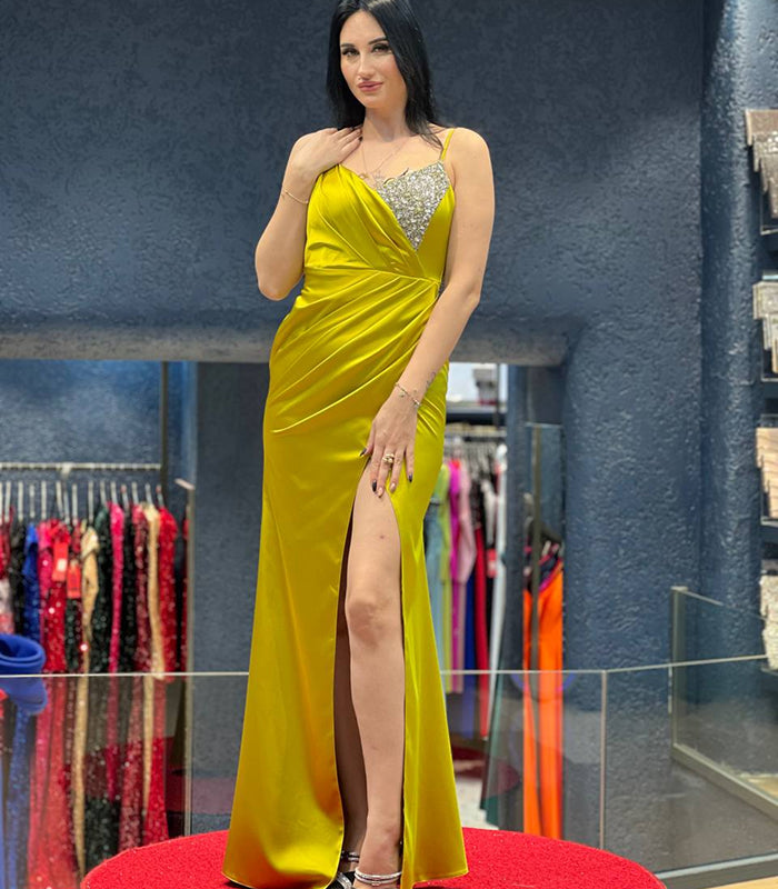 Sleek long gown
