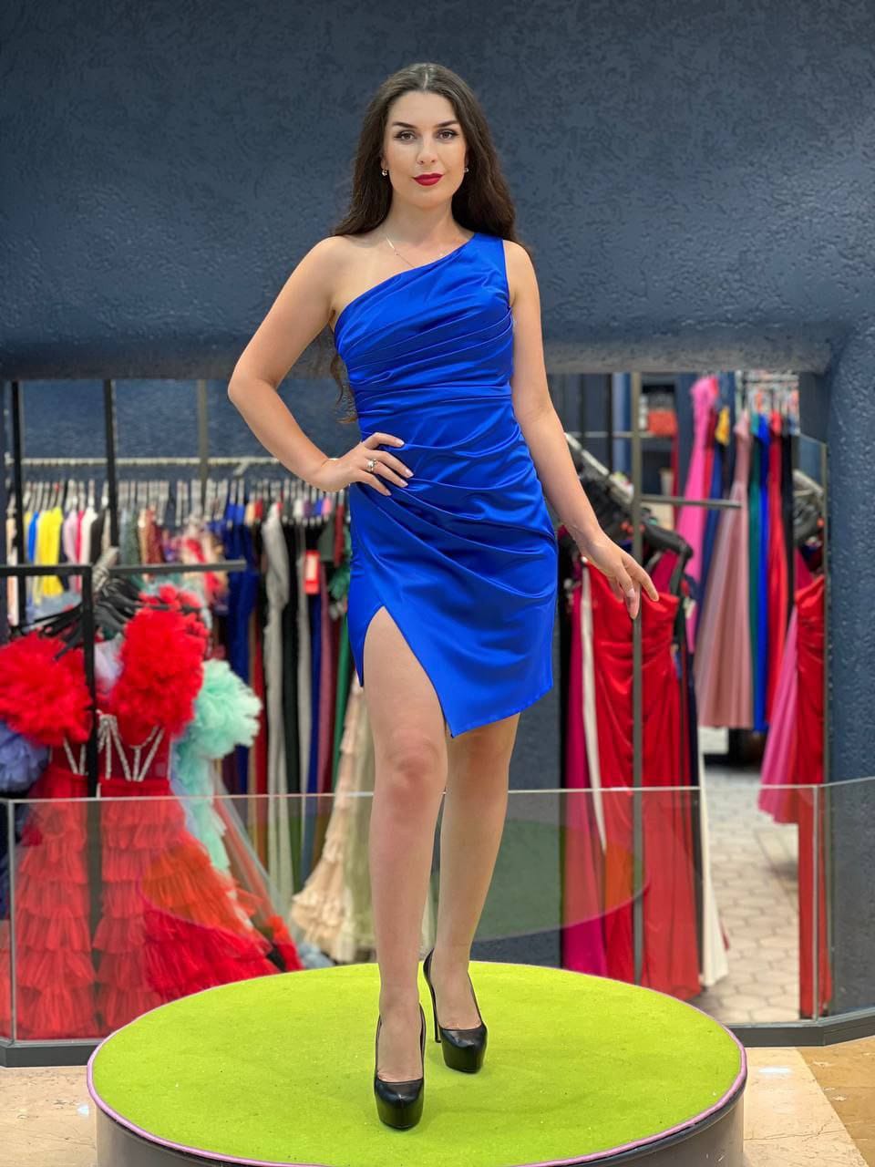 Asymmetric  Short Dress