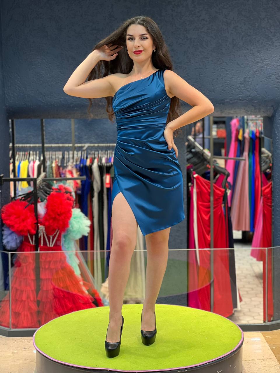 Asymmetric  Short Dress